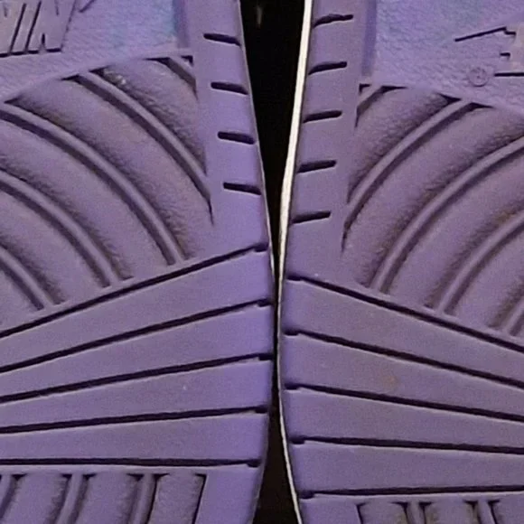 Air Jordan 1 Mid Kid's PS Dark Iris Black Purple White 640734-095 Size 2.5Y - Picture 8 of 8